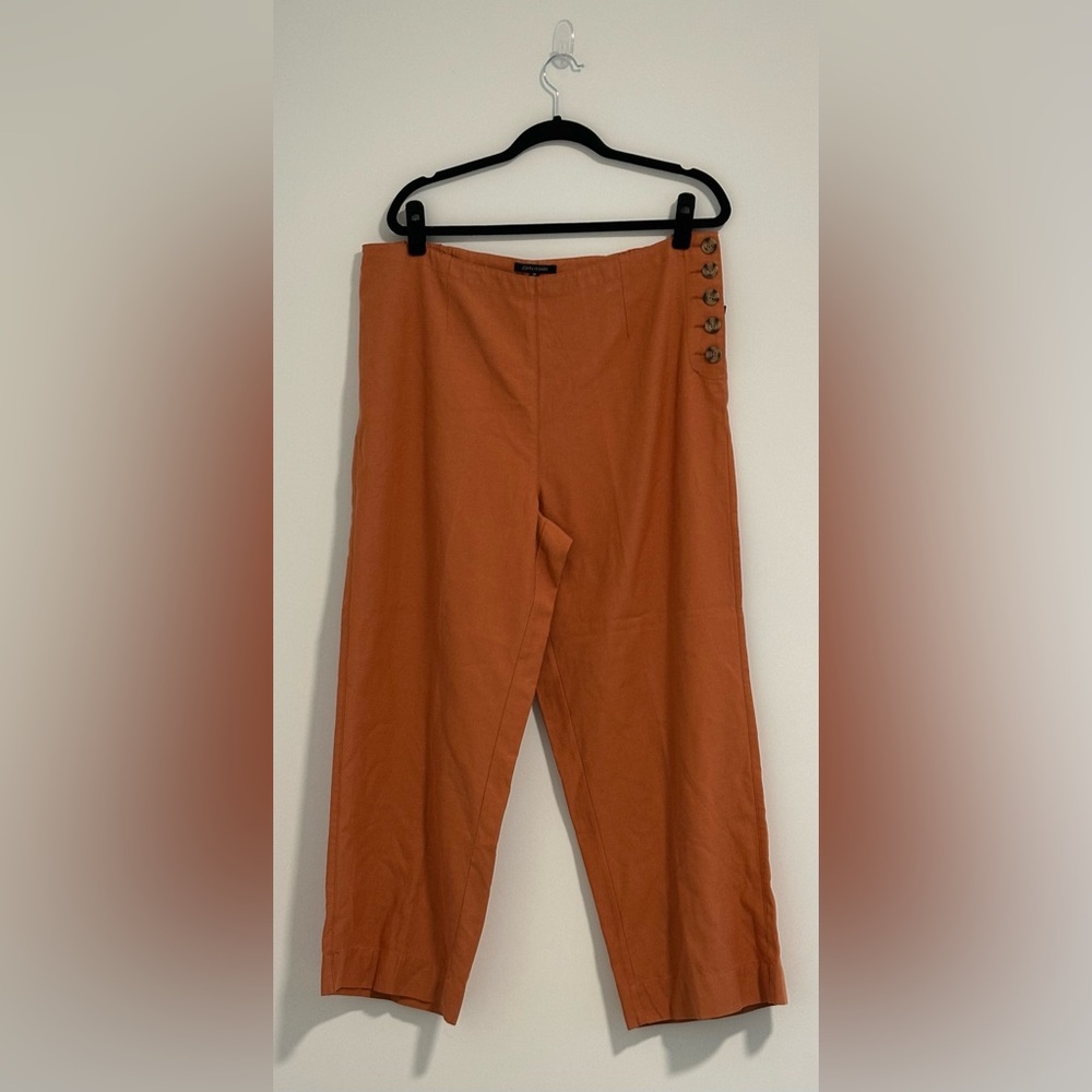 John Mark Vibrant Orange Trousers